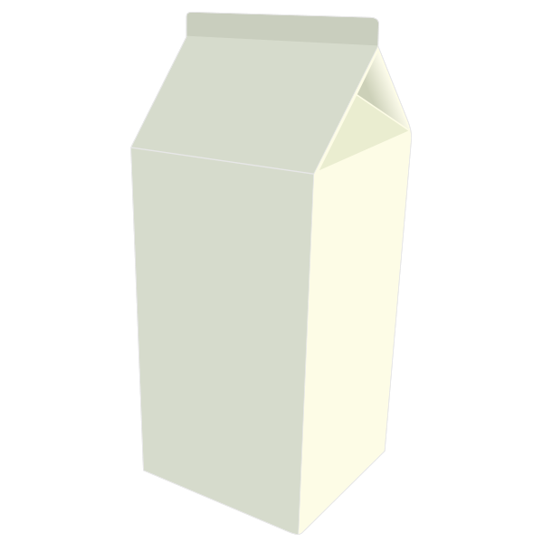 SVG Vector graphics of milk carton box