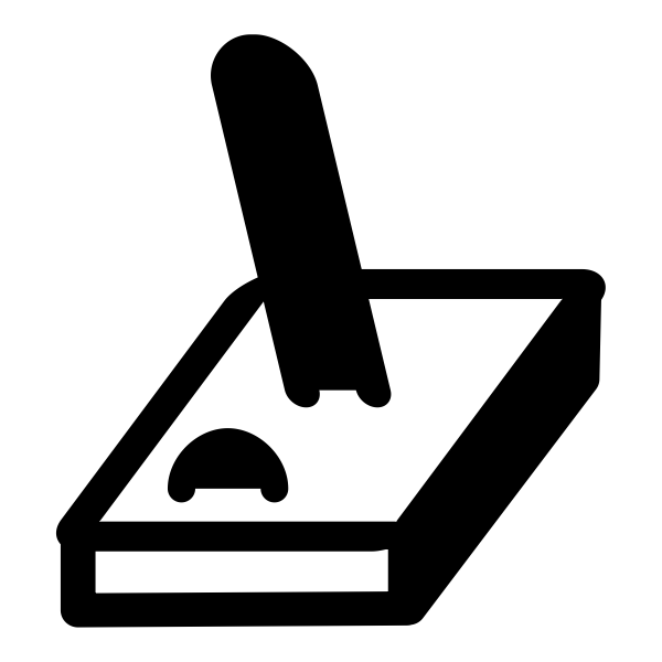 SVG Vector graphics of mono colored joystick icon
