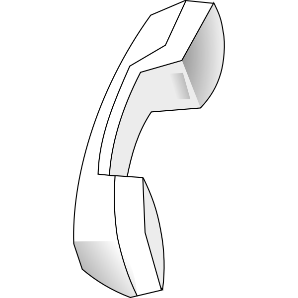 SVG Vector graphics of old-fashioned telephone