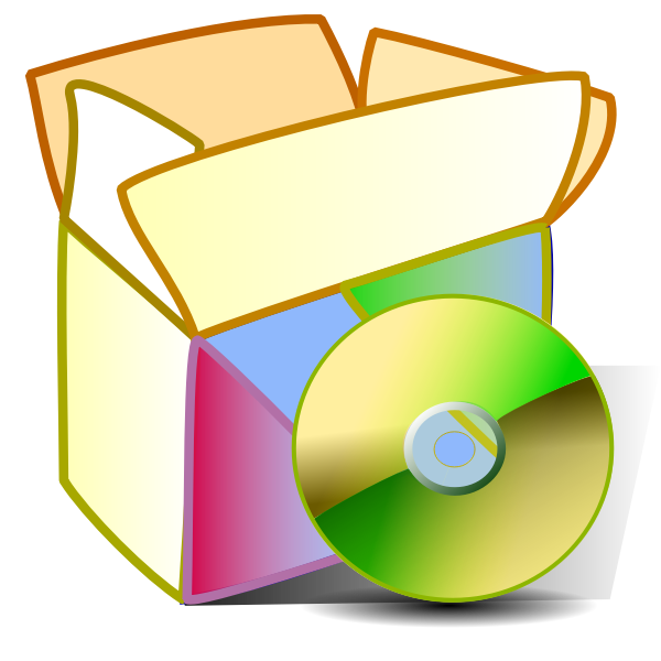 SVG Vector graphics of package applications icon