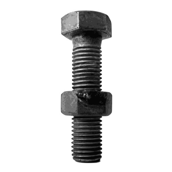 SVG Vector graphics of photorealistic nut and bolt