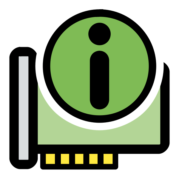 SVG Vector graphics of primary hardware information KDE icon