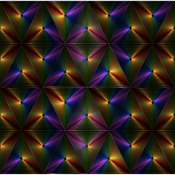 SVG Vector graphics of rich rainbow pattern