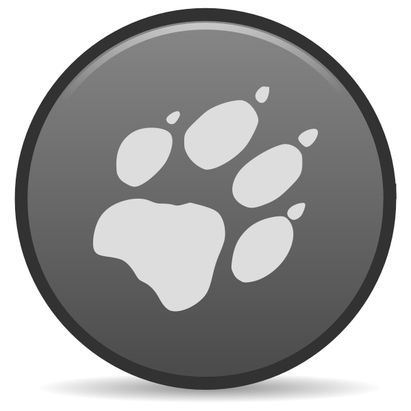 SVG Vector graphics of round claw icon
