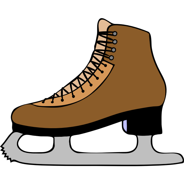 SVG Vector graphics of skating boot