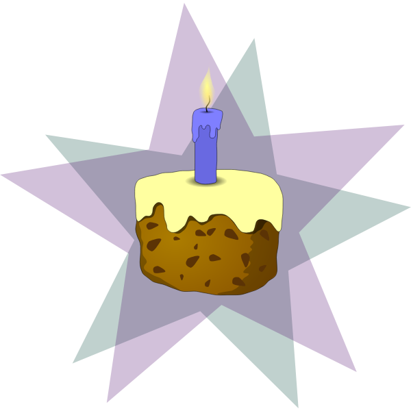 SVG Vector graphics of slice of cake