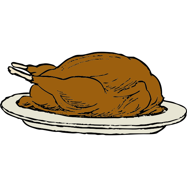 SVG Vector graphics of turkey