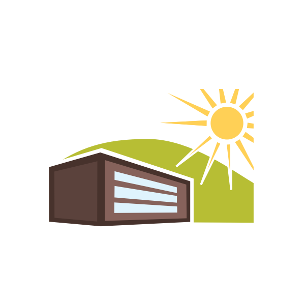 SVG Vector graphics of villa
