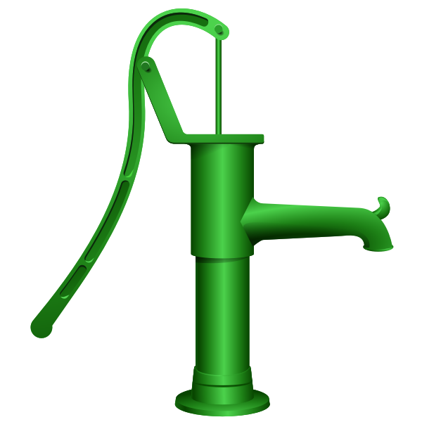 SVG Vector graphics of water pump