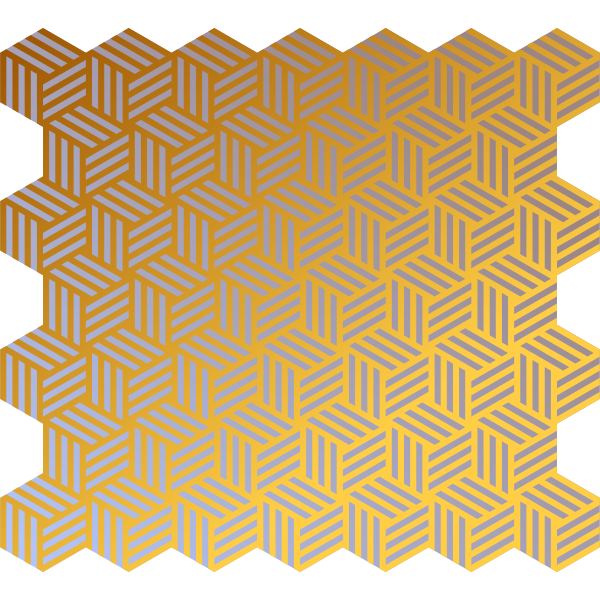 SVG Vector graphics of weave pattern following isometric axes