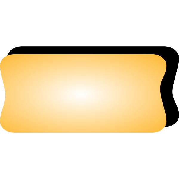 SVG Vector graphics of yellow computer button