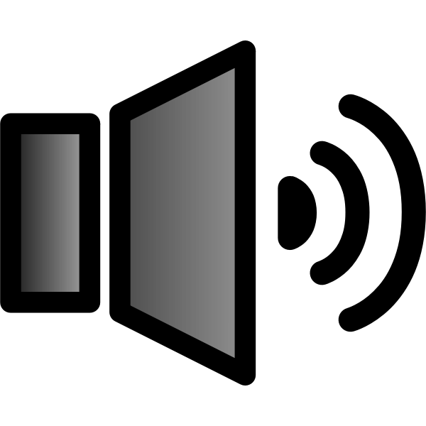 SVG Vector icon for sound speaker