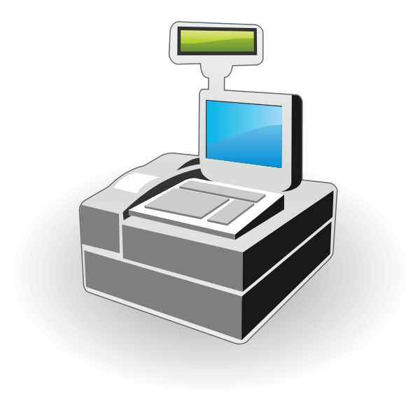 SVG Vector icon of cash register