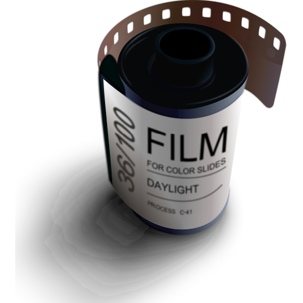 SVG Vector illustration of 36100 ISO film