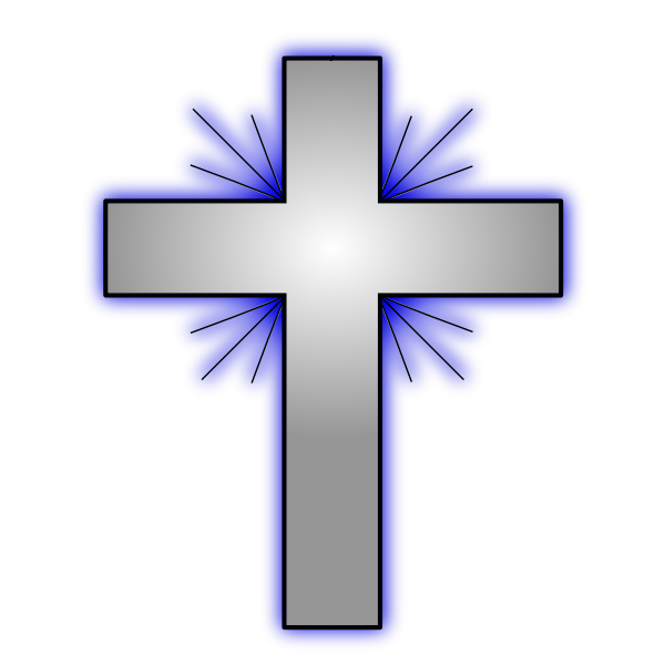 SVG Vector illustration of a Christian cross
