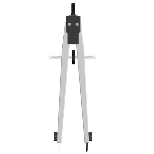 SVG Vector illustration of a compass