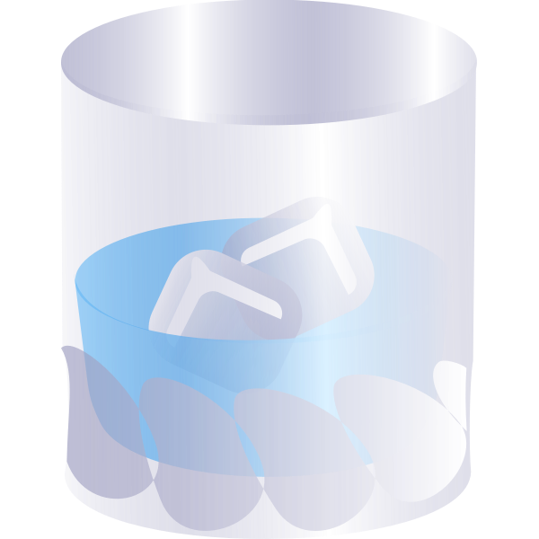 SVG Vector illustration of a glass