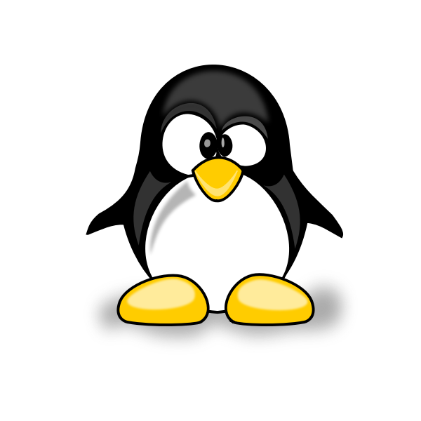 SVG Vector illustration of a penguine