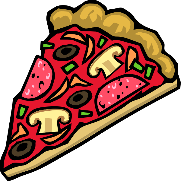 SVG Vector illustration of a pepperoni pizza icon
