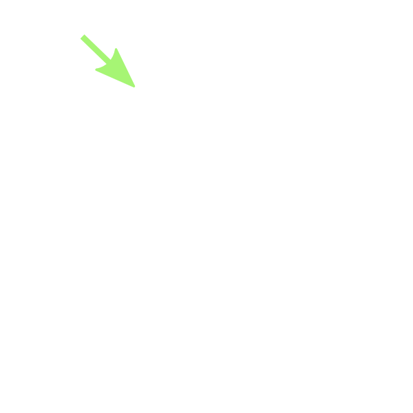 SVG Vector illustration of arrow green color with light opacity