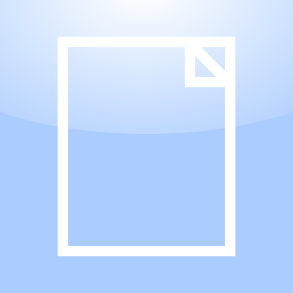 SVG Vector illustration of blank document computer OS icon