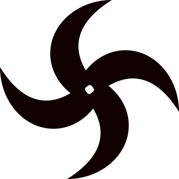 SVG Vector illustration of blender blade silhouette