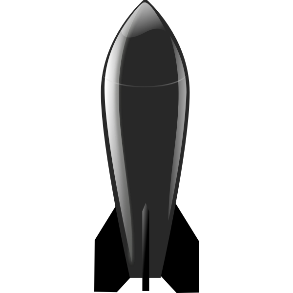 SVG Vector illustration of bomb