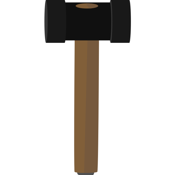 SVG Vector illustration of club hammer