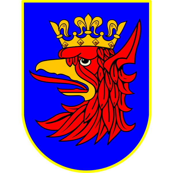 SVG Vector illustration of coat of arms of Szczecin City