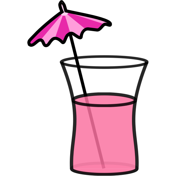 SVG Vector illustration of cocktail