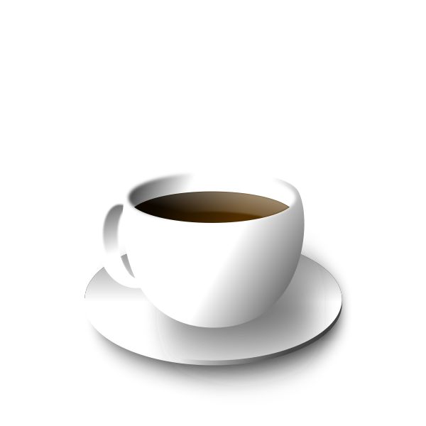 SVG Vector illustration of coffee or tea in cup