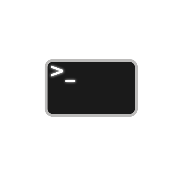 SVG Vector illustration of command line icon