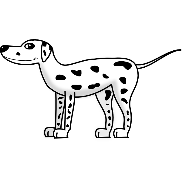 SVG Vector illustration of Dalmatian