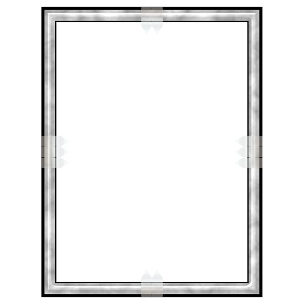 SVG Vector illustration of decorative marble and metallic frame