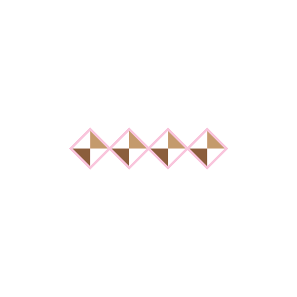 SVG Vector illustration of diamond pattern with pink surround for border