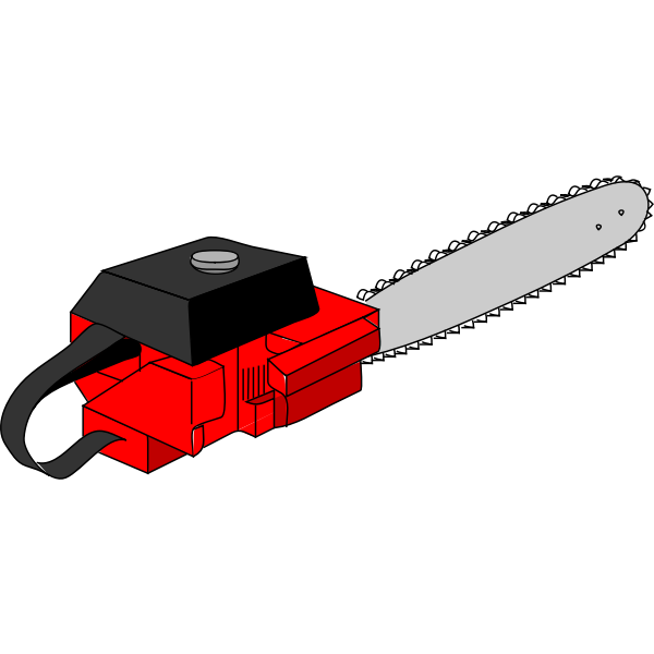 SVG Vector illustration of electric wood saw