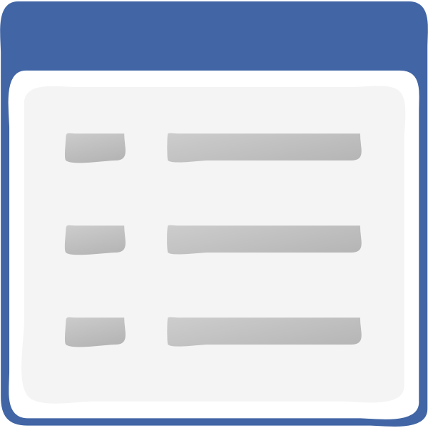 SVG Vector illustration of electronic form
