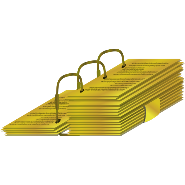 SVG Vector illustration of gold plates