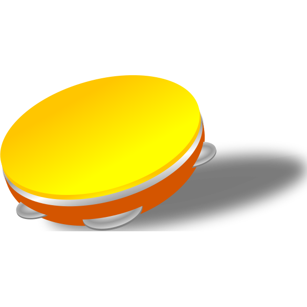 SVG Vector illustration of hand drum