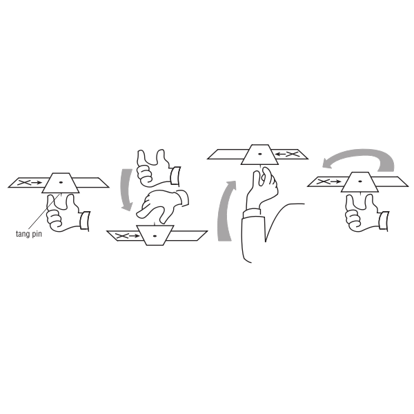 SVG Vector illustration of how to make magic carpet