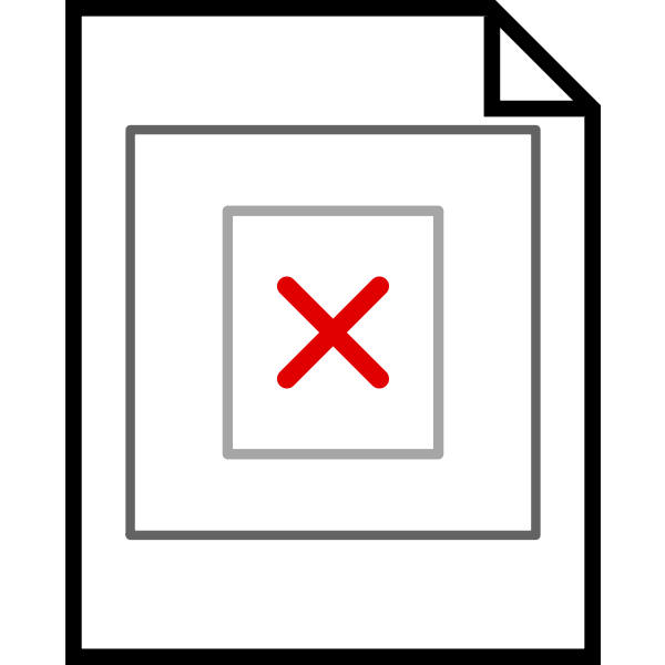 SVG Vector illustration of image did not load icon