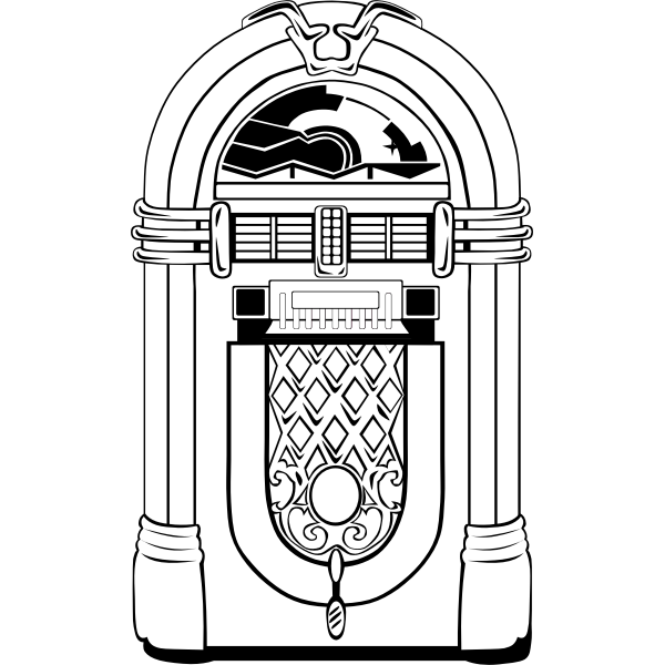 SVG Vector illustration of jukebox