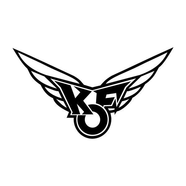 SVG Vector illustration of KF wings logo