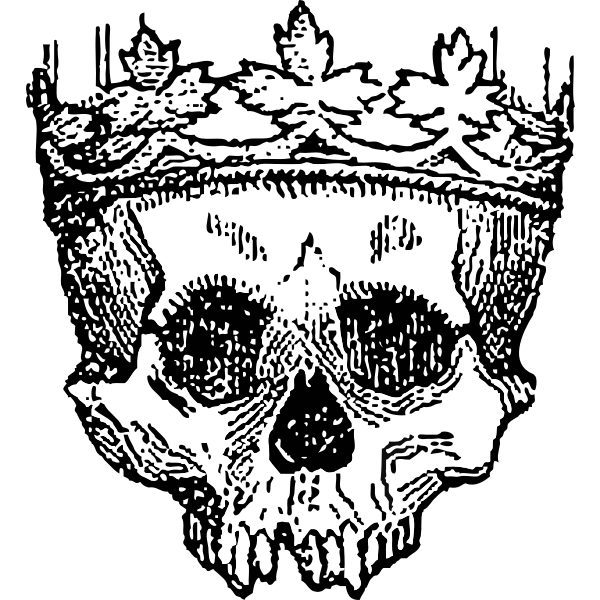 SVG Vector illustration of king of the dead