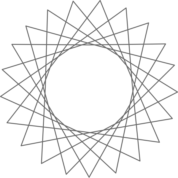 SVG Vector illustration of line art sun
