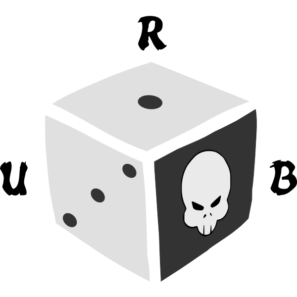 SVG Vector illustration of logo for URB games
