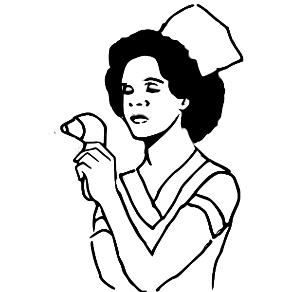 SVG Vector illustration of medical nurse