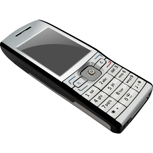 SVG Vector illustration of mobile telephone
