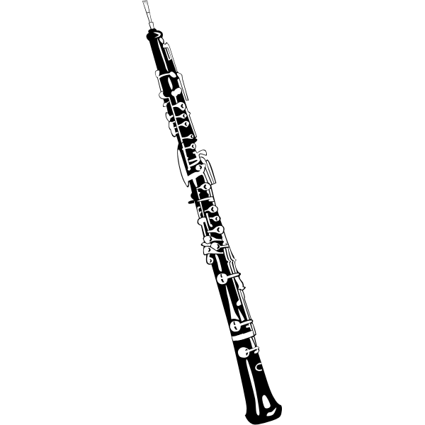 SVG Vector illustration of oboe