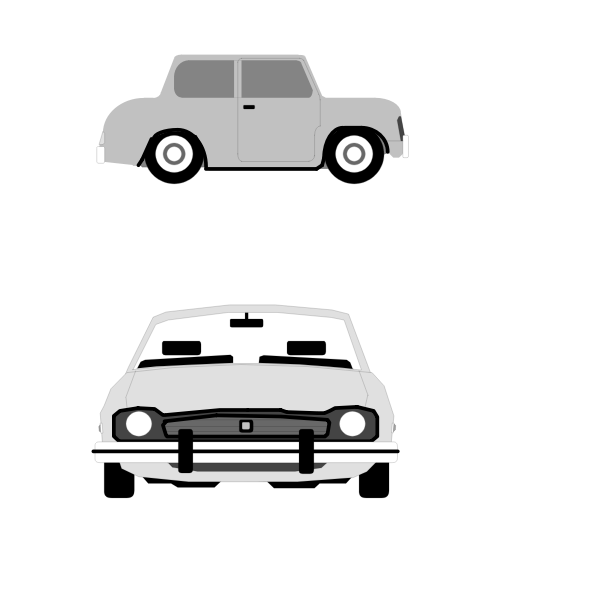 SVG Vector illustration of old-timer